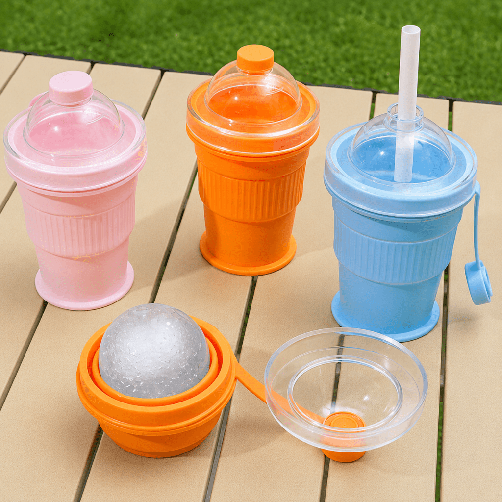 Gobelet Pliable En Silicone 325 mL - Enfant Joyeux