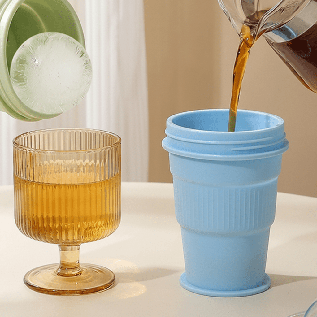 Gobelet Pliable En Silicone 325 mL - Enfant Joyeux