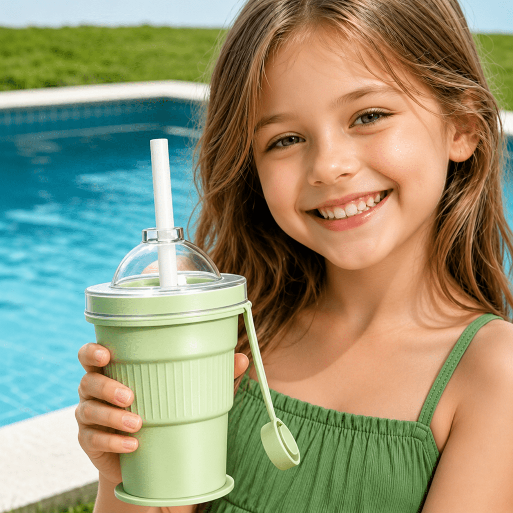 Gobelet Pliable En Silicone 325 mL - Enfant Joyeux