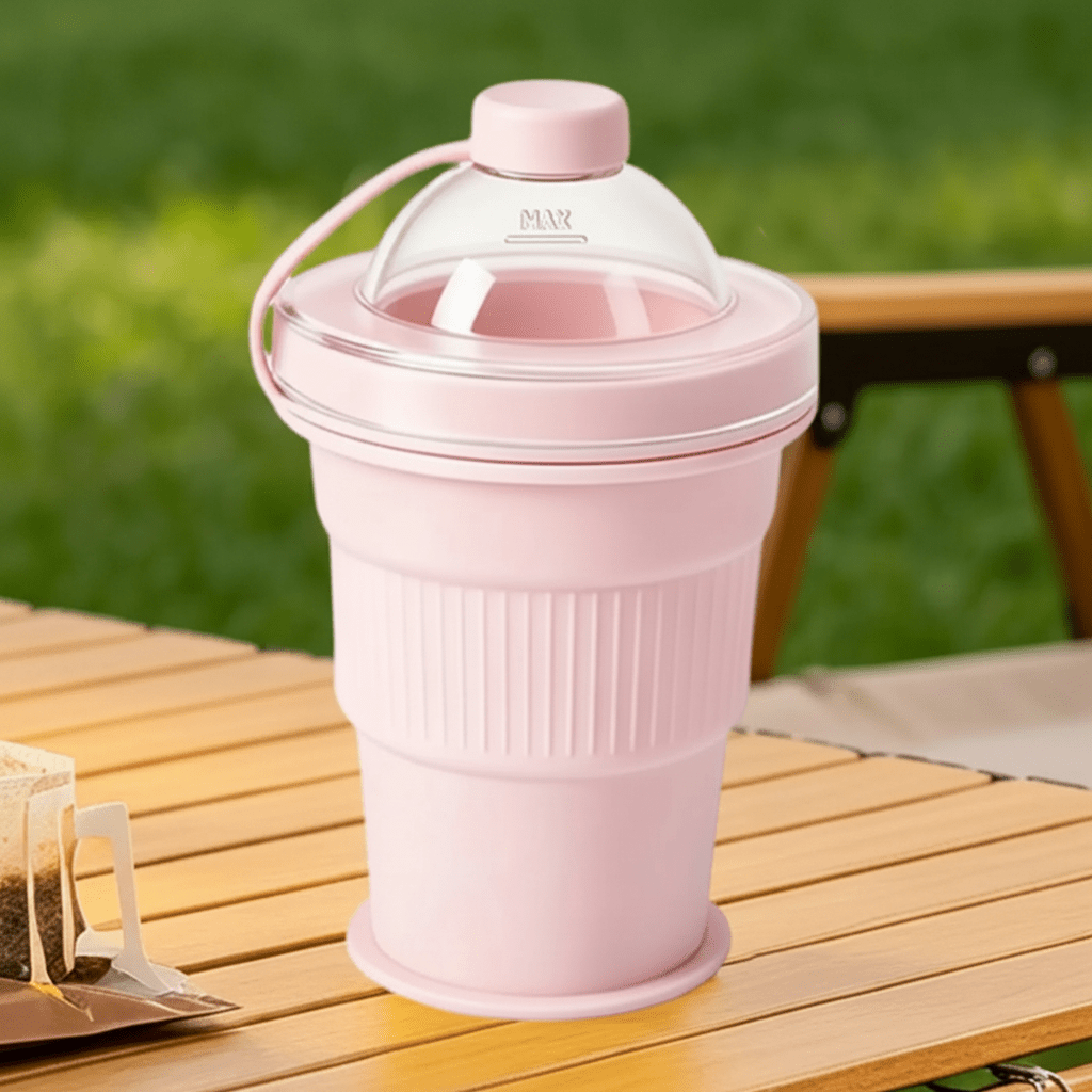 Gobelet Pliable En Silicone 325 mL - Enfant Joyeux