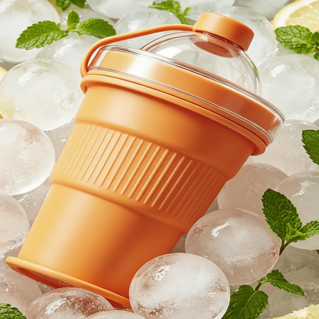 Gobelet Pliable En Silicone 325 mL - Enfant Joyeux