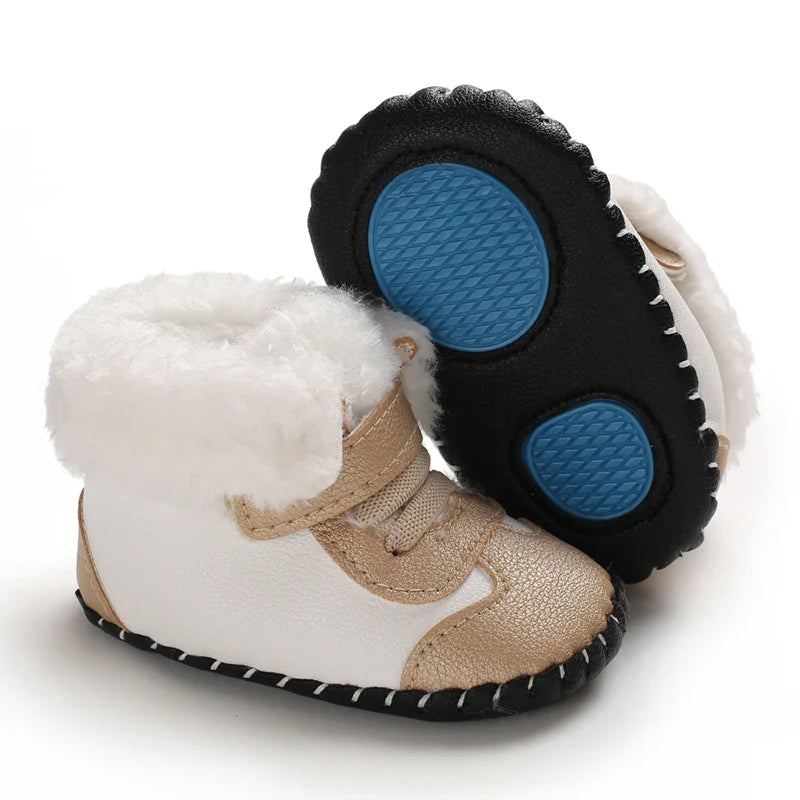 Fermeture ajustable de bottillons d’hiver pour bébé