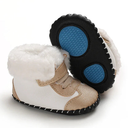 Bottillons D’hiver Pour Bébé Doublés De Coton Ajustables