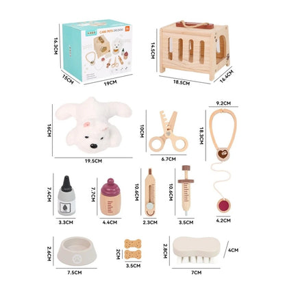 Wooden Veterinarian Role-Play Kit