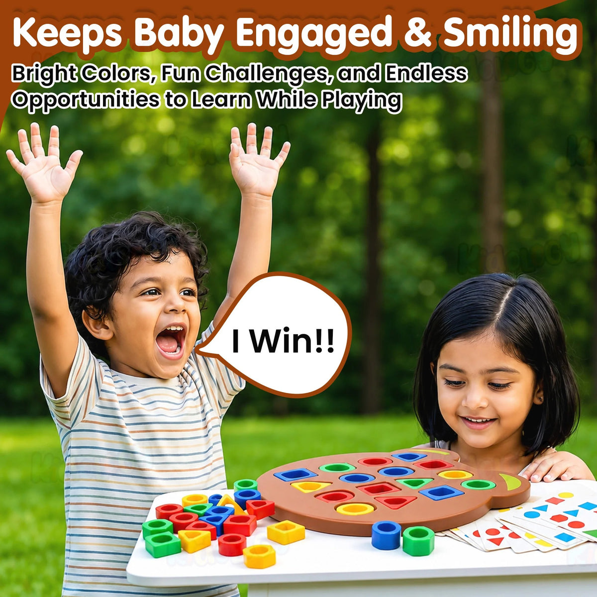 Montessori Shapes and Colors Matching Game