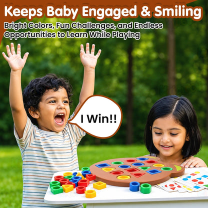 Montessori Shapes and Colors Matching Game