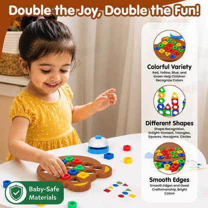 Montessori Shapes and Colors Matching Game