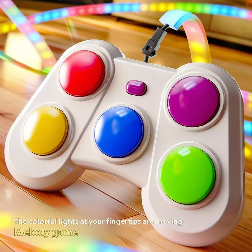 Jeu De Réaction Lumineux À Boutons Colorés - Enfant Joyeux