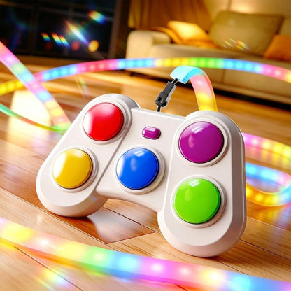 Jeu De Réaction Lumineux À Boutons Colorés - Enfant Joyeux