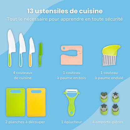 13-Piece Montessori Kitchen Set