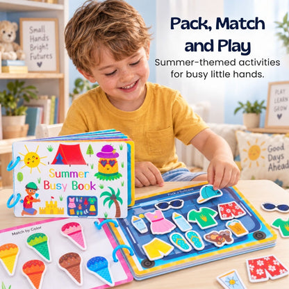 Livre D’Activités D’Hiver Réutilisable Pour Enfants - Enfant Joyeux