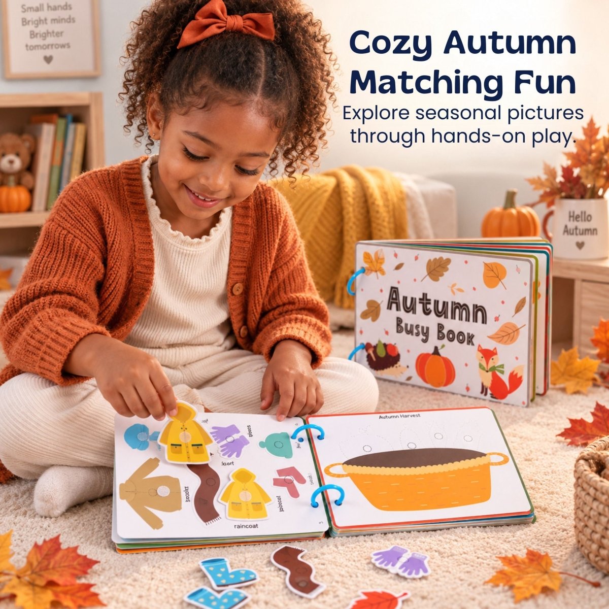 Livre D’Activités D’Hiver Réutilisable Pour Enfants - Enfant Joyeux