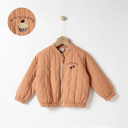 Manteau D’Hiver En Coton Brodé Pour Enfant - Enfant Joyeux