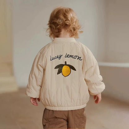Manteau D’Hiver En Coton Brodé Pour Enfant - Enfant Joyeux