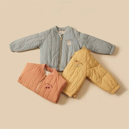 Manteau D’Hiver En Coton Brodé Pour Enfant - Enfant Joyeux