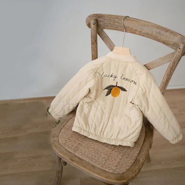 Manteau D’Hiver En Coton Brodé Pour Enfant - Enfant Joyeux