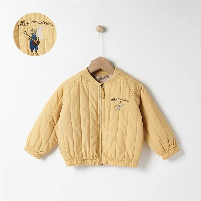 Manteau D’Hiver En Coton Brodé Pour Enfant - Enfant Joyeux