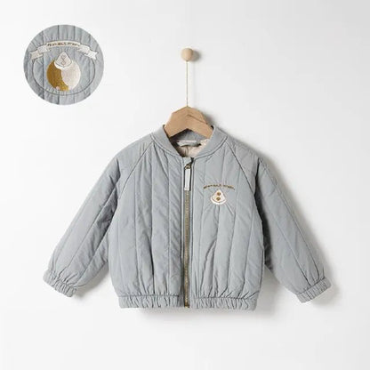 Manteau D’Hiver En Coton Brodé Pour Enfant - Enfant Joyeux