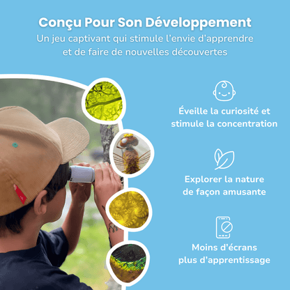 Microscope de Poche pour Enfants - Enfant Joyeux