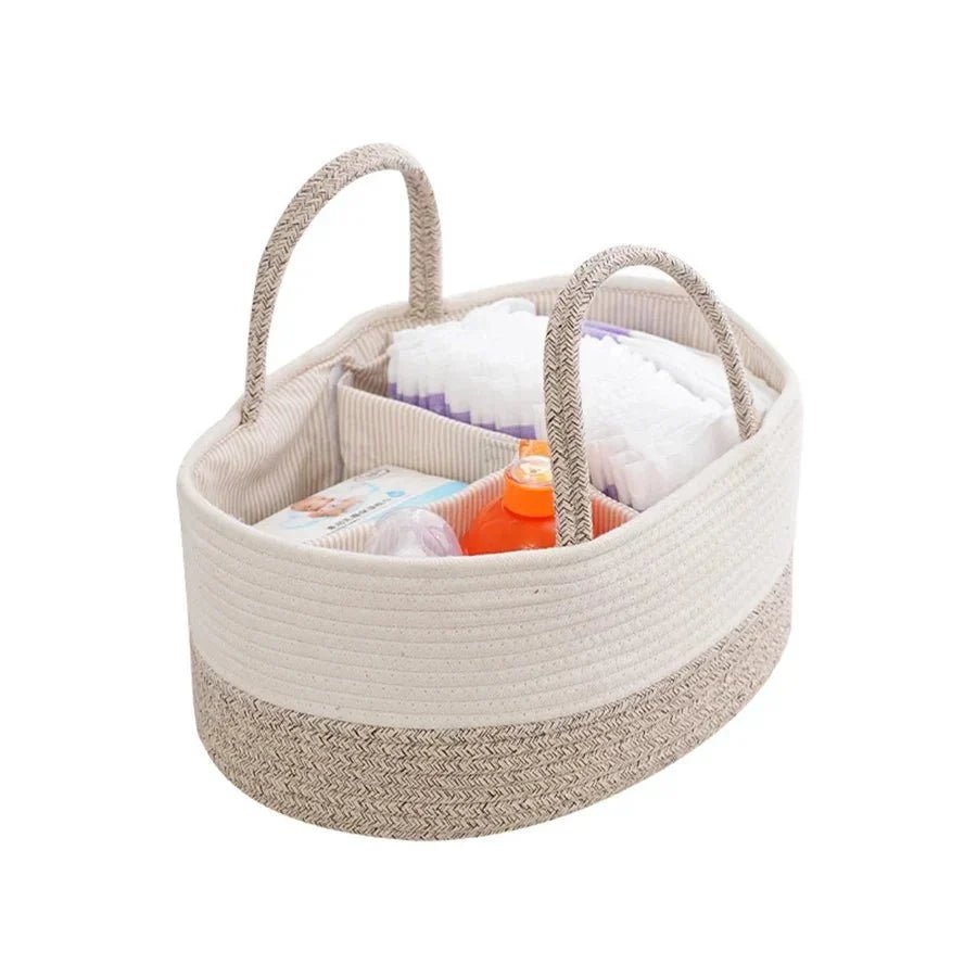 Panier À Couches En Coton Avec Séparateur - Enfant Joyeux
