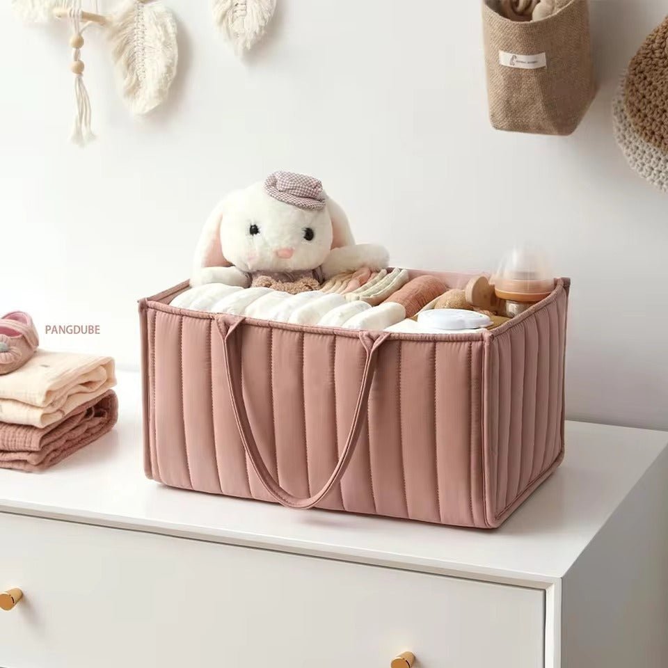 Panier à Couches en Coton avec Séparateur Amovible - Enfant Joyeux