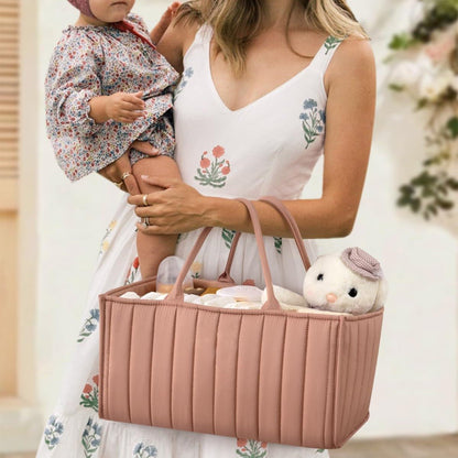 Panier à Couches en Coton avec Séparateur Amovible - Enfant Joyeux