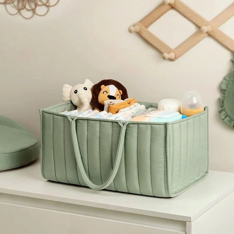 Panier à Couches en Coton avec Séparateur Amovible - Enfant Joyeux