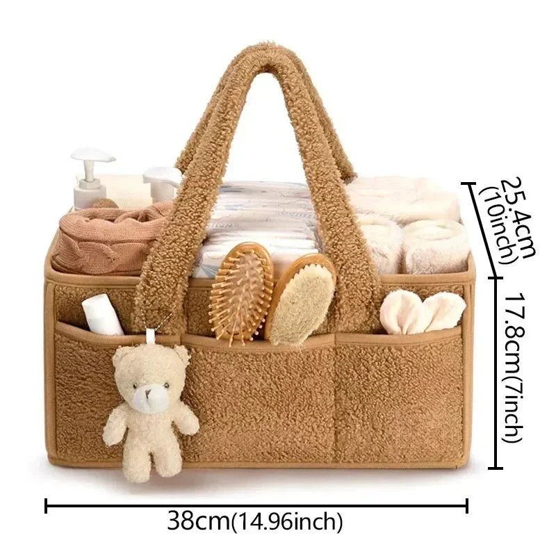 Panier De Rangement Pour Bébé Avec Poignées 38 25 5 18 cm - Enfant Joyeux
