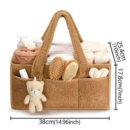 Panier De Rangement Pour Bébé Avec Poignées 38 25 5 18 cm - Enfant Joyeux