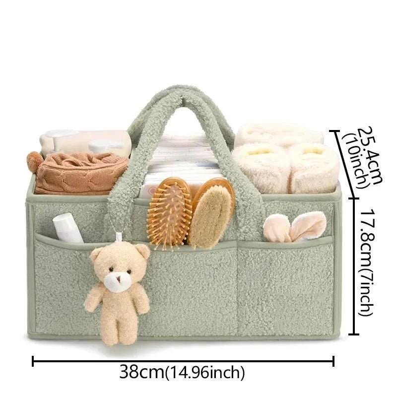 Panier De Rangement Pour Bébé Avec Poignées 38 25 5 18 cm - Enfant Joyeux