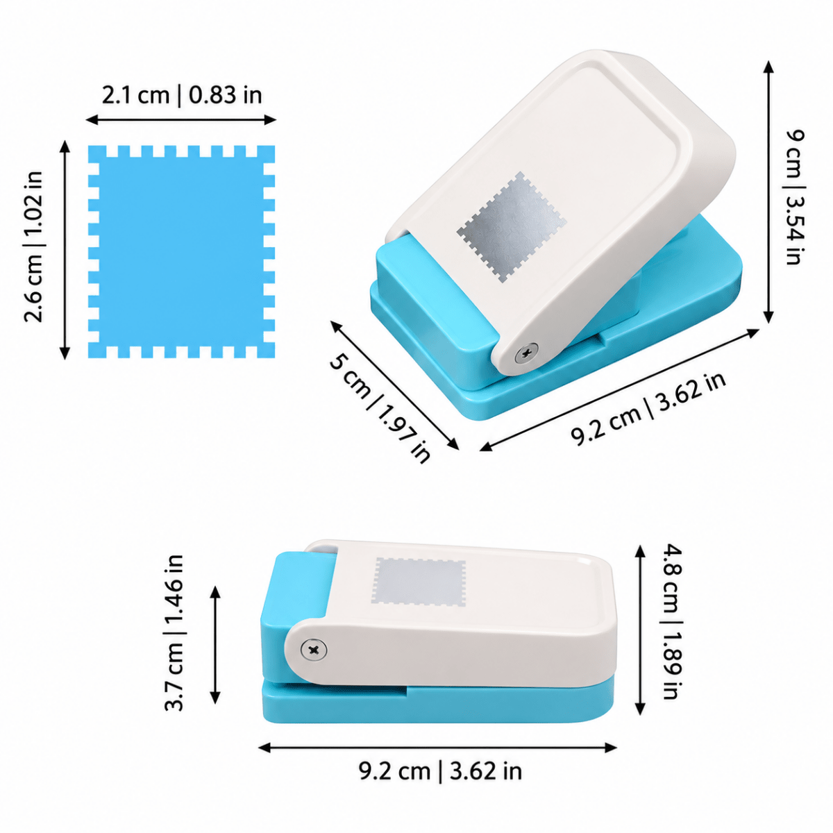 Perforatrice À Papier Style Timbre Pour Bricolage Enfant - Enfant Joyeux