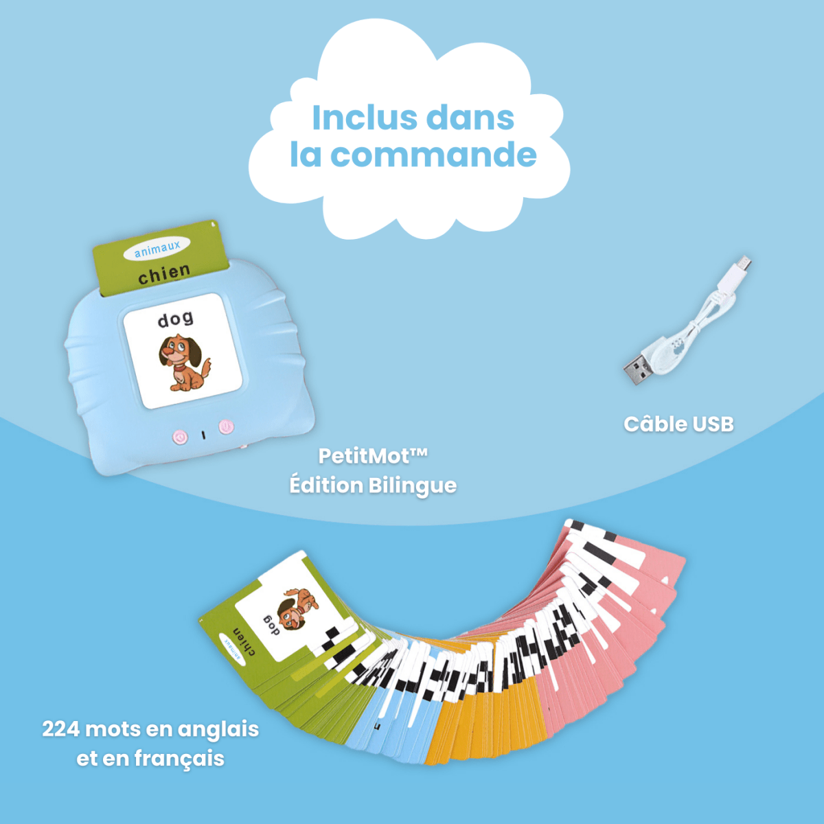 PetitMot™ | Édition Bilingue - Enfant Joyeux