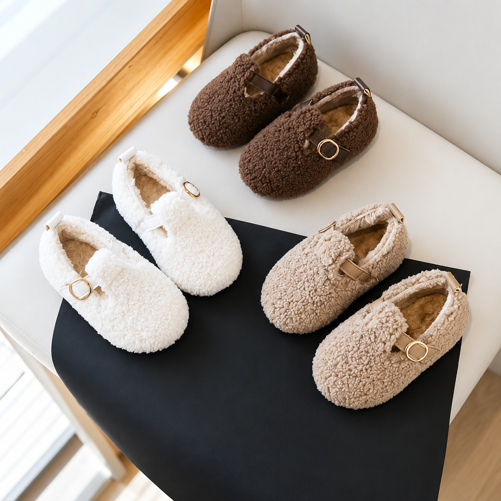 Chaussures d’hiver pour enfant à enfiler, vue de côté