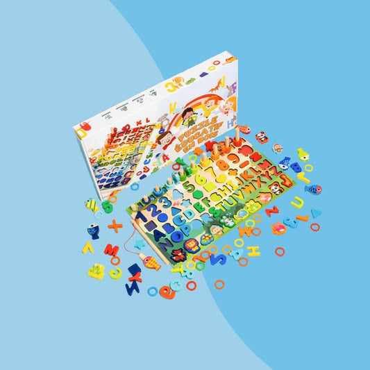 Puzzle Montessori en Bois - Enfant Joyeux