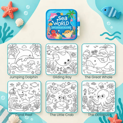 Reusable Magic Water Coloring Book