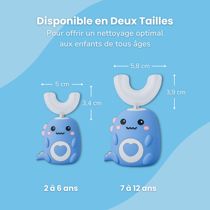 SuperDino™ | Brosse à Dents Électrique - Enfant Joyeux