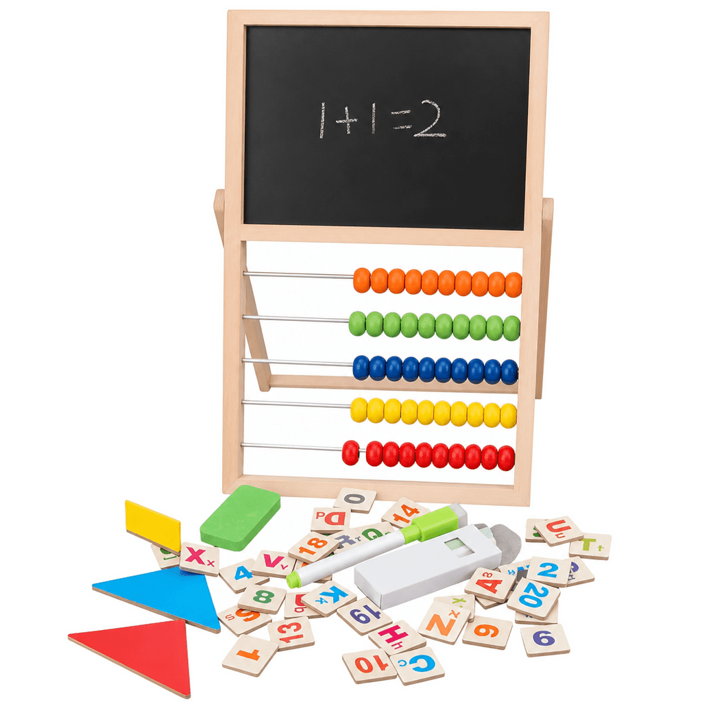 Tableau D’Activités Montessori Avec Abaque Pour Enfants - Enfant Joyeux