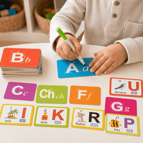 Tableau De Traçage Des Lettres Pour Enfants - Enfant Joyeux