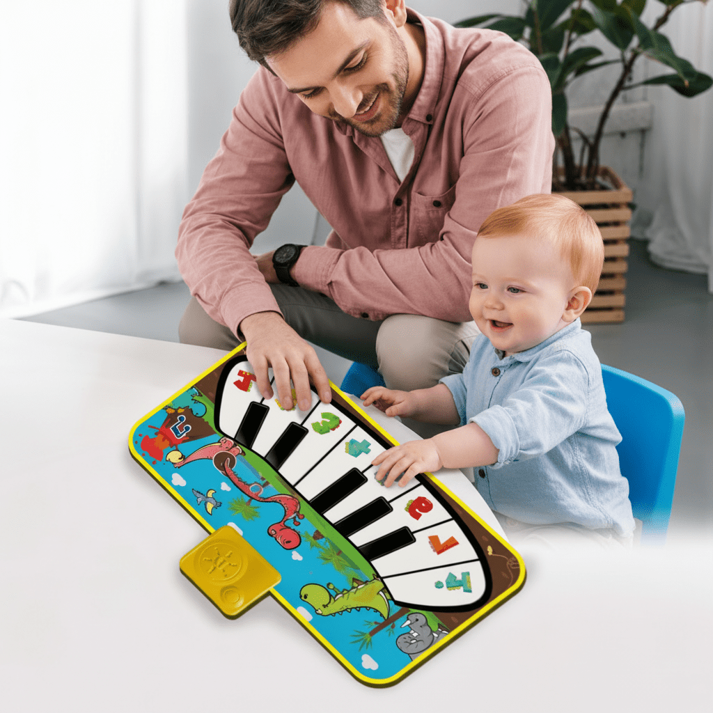 Tapis De Jeu Piano Musical Pour Bébé - Enfant Joyeux