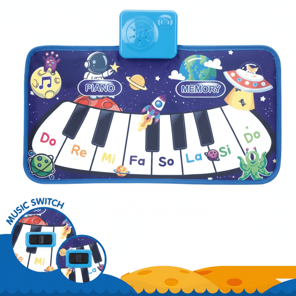 Tapis De Jeu Piano Musical Pour Bébé - Enfant Joyeux
