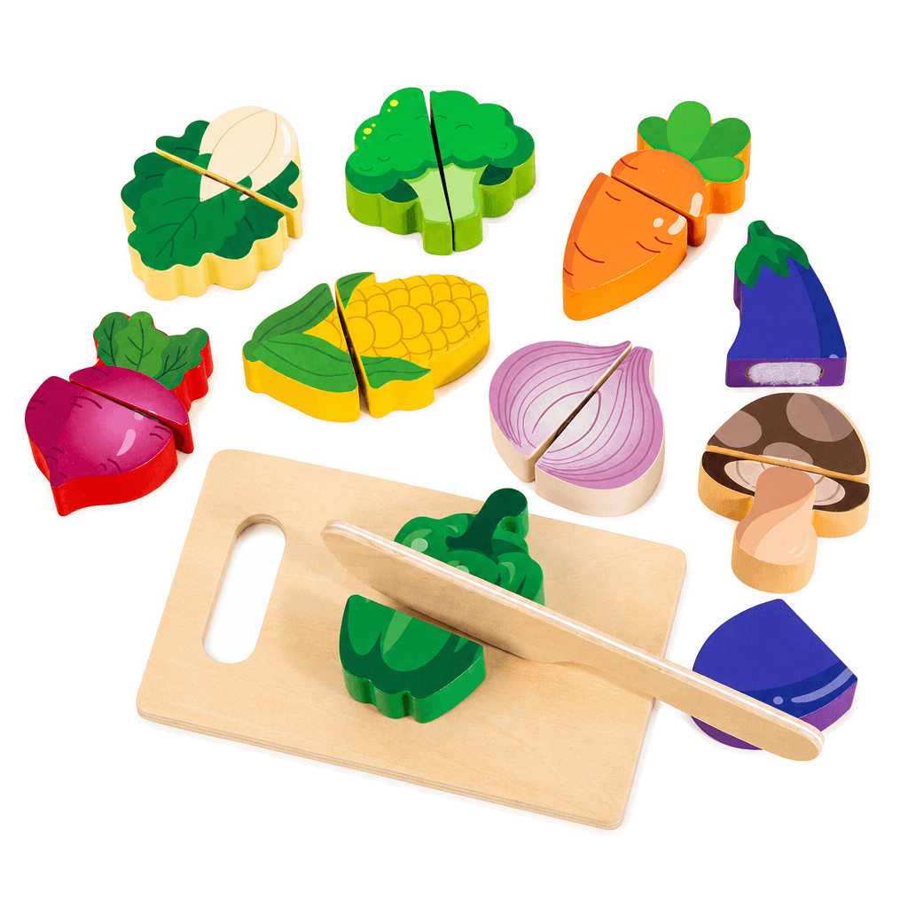 Jeu De Nourriture En Bois À Couper Montessori
